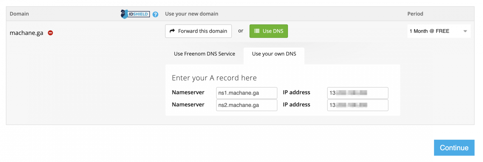 Name servers Name servers